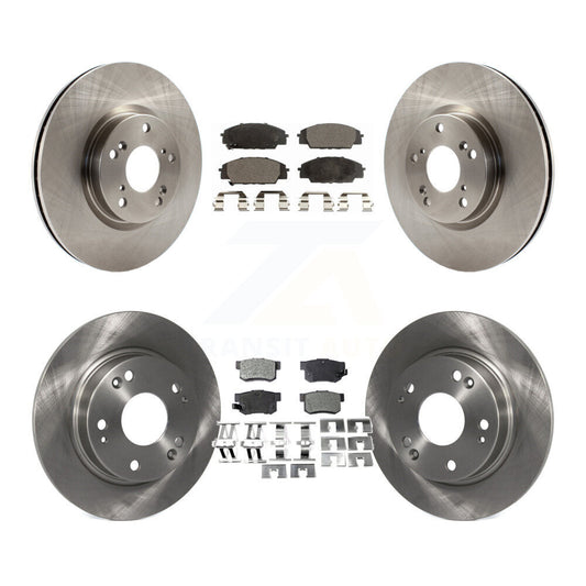 [Avant + Arrière] Kit de Disque et plaquette (semi-métallique) de frein pour Honda Civic Acura CSX K8F-101191