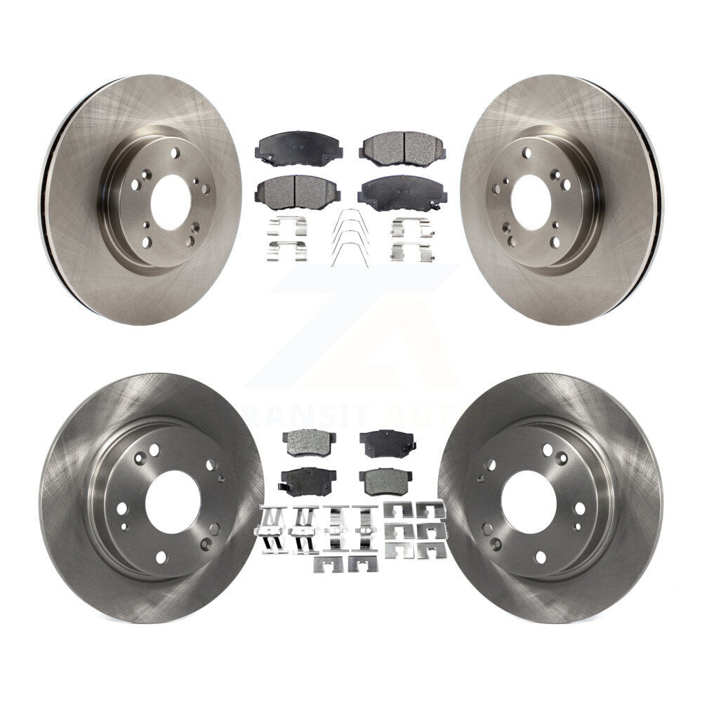 [Avant + Arrière] Kit de Disque et plaquette (semi-métallique) de frein pour Honda Civic Acura ILX K8F-101193