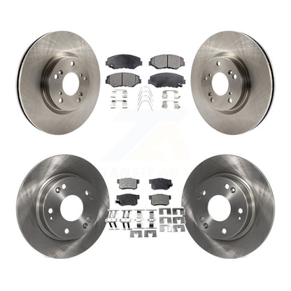 [Avant + Arrière] Kit de Disque et plaquette (semi-métallique) de frein pour Honda Civic Acura ILX K8F-101193