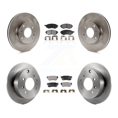 [Avant + Arrière] Kit de Disque et plaquette (semi-métallique) de frein pour Hyundai Sonata Kia Optima Magentis K8F-101194