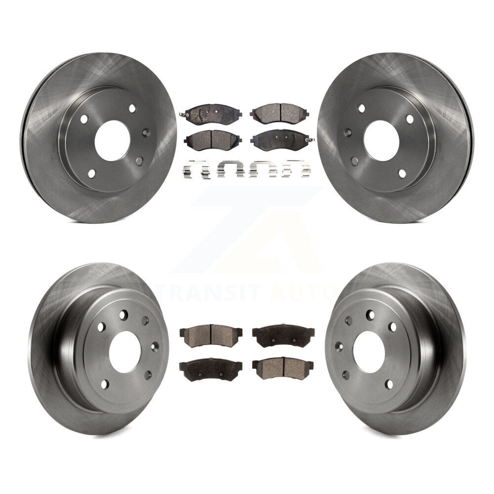 [Avant + Arrière] Kit de Disque et plaquette (semi-métallique) de frein pour Suzuki Forenza Reno Chevrolet Optra K8F-101198