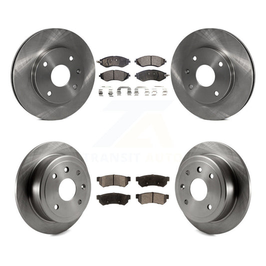 [Avant + Arrière] Kit de Disque et plaquette (semi-métallique) de frein pour Suzuki Forenza Reno Chevrolet Optra K8F-101198