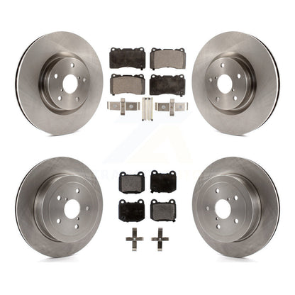 [Avant + Arrière] Kit de Disque et plaquette (semi-métallique) de frein pour Subaru Impreza K8F-101203