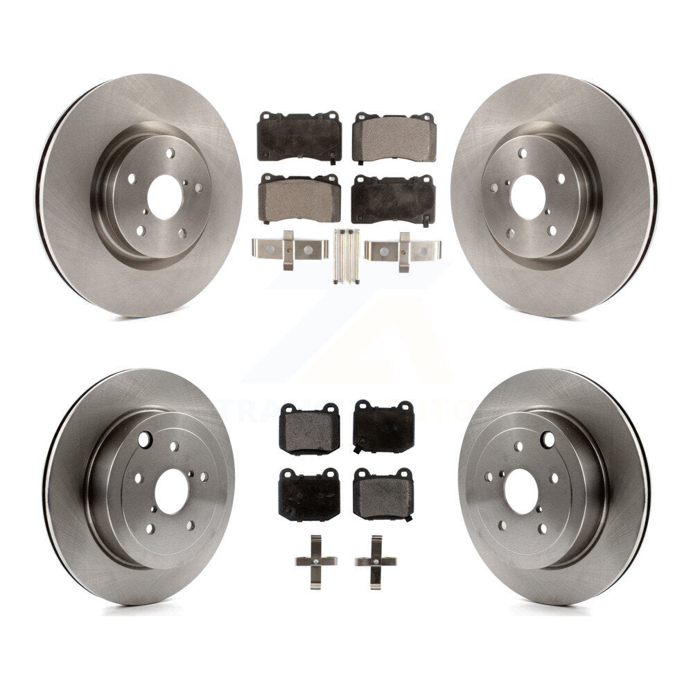 [Avant + Arrière] Kit de Disque et plaquette (semi-métallique) de frein pour Subaru Impreza WRX STI K8F-101204