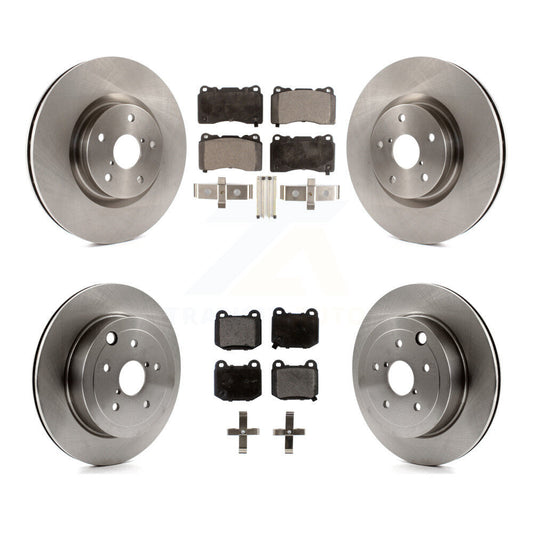 [Avant + Arrière] Kit de Disque et plaquette (semi-métallique) de frein pour Subaru Impreza WRX STI K8F-101204