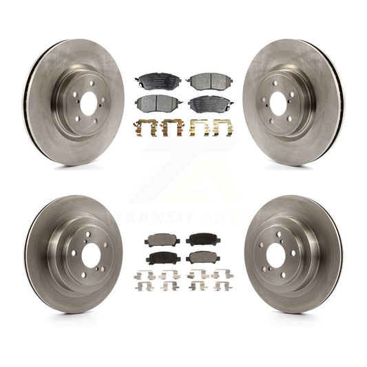 [Avant + Arrière] Kit de Disque et plaquette (semi-métallique) de frein pour Subaru Legacy K8F-101205