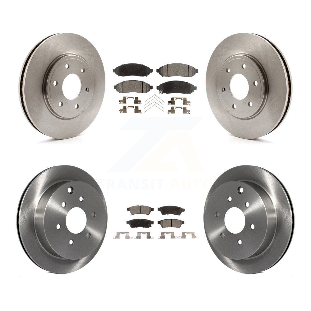 [Avant + Arrière] Kit de Disque et plaquette (semi-métallique) de frein pour Nissan Frontier Suzuki Equator 2.5L K8F-101207