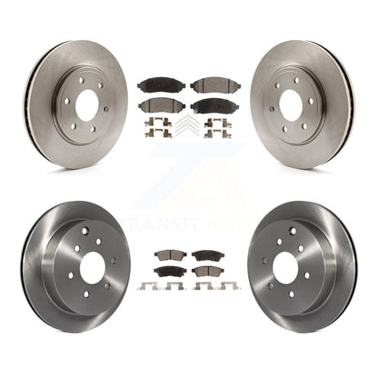 [Avant + Arrière] Kit de Disque et plaquette (semi-métallique) de frein pour Nissan Frontier Suzuki Equator 2.5L K8F-101207