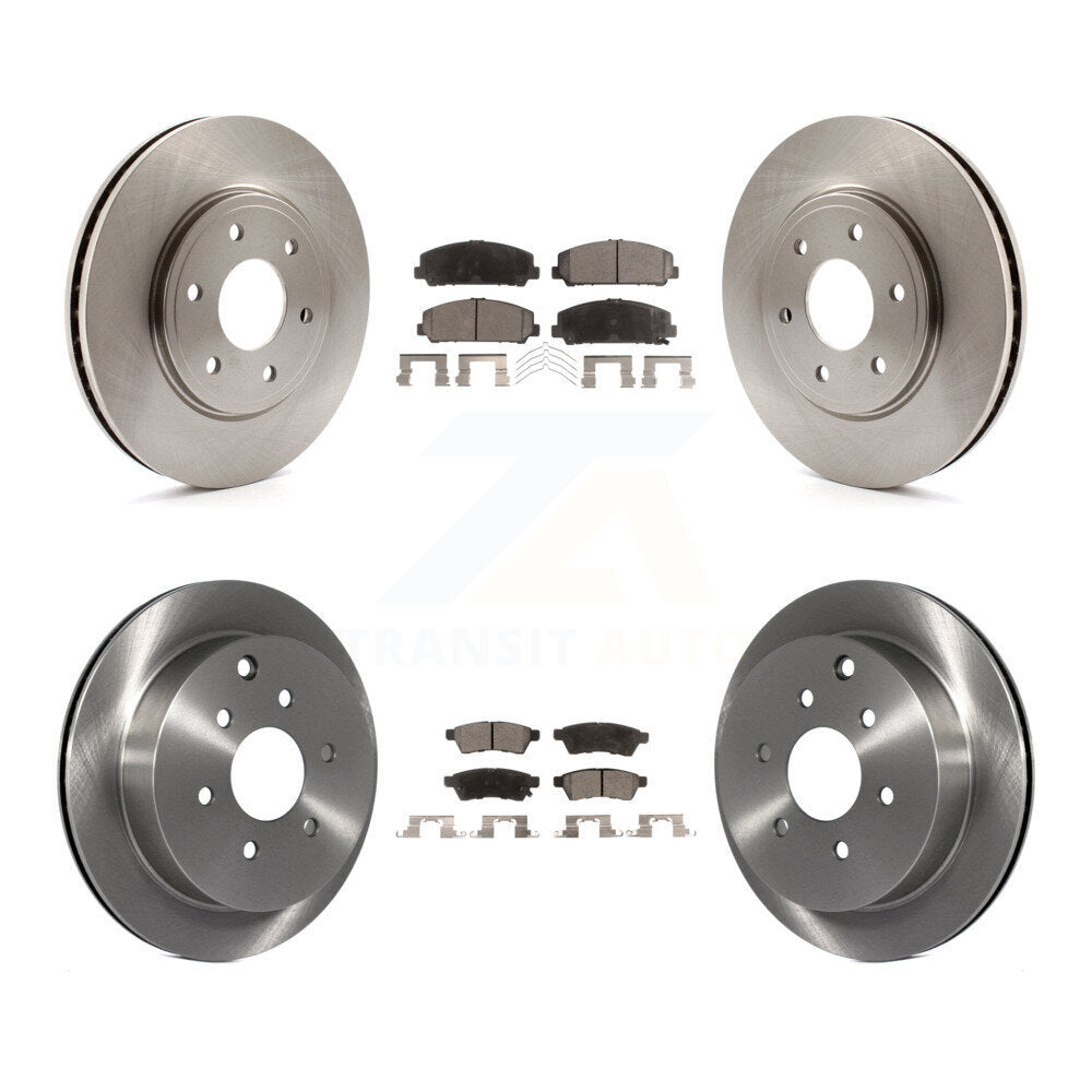 [Avant + Arrière] Kit de Disque et plaquette (semi-métallique) de frein pour Suzuki Equator K8F-101208