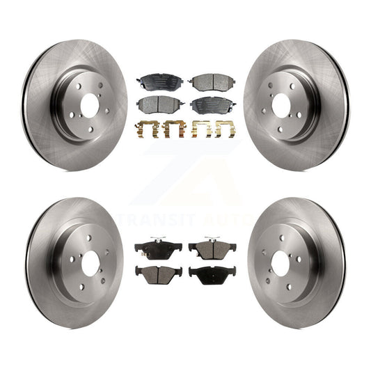 [Avant + Arrière] Kit de Disque et plaquette (semi-métallique) de frein pour Subaru Outback Legacy WRX K8F-101213