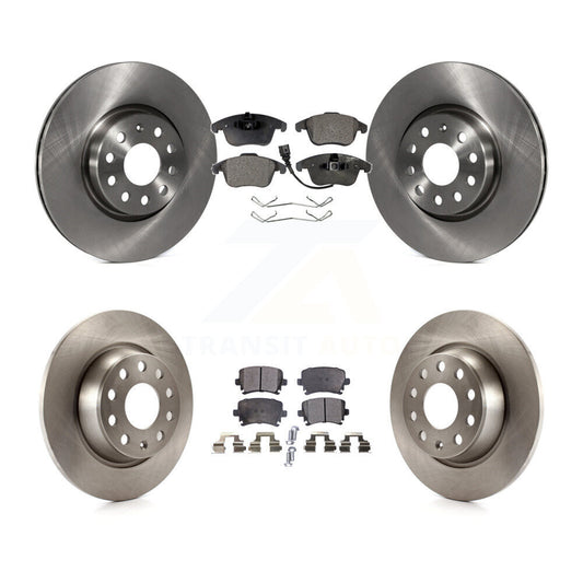 [Avant + Arrière] Kit de Disque et plaquette (semi-métallique) de frein pour Volkswagen Tiguan Audi Q3 Limited Quattro K8F-101221