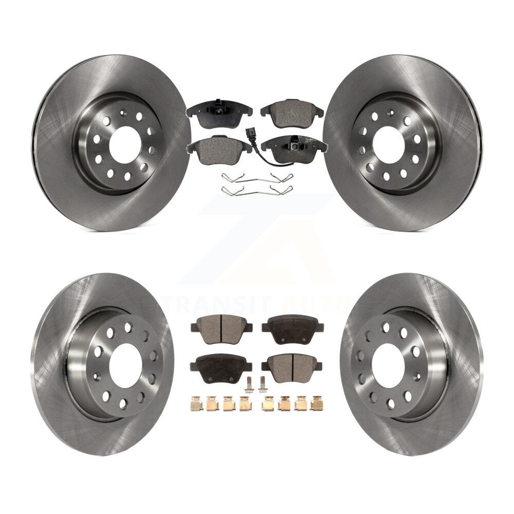 [Avant + Arrière] Kit de Disque et plaquette (semi-métallique) de frein pour Volkswagen Passat K8F-101222