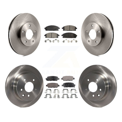 [Avant + Arrière] Kit de Disque et plaquette (semi-métallique) de frein pour 2005-2006 Nissan X-Trail K8F-101224