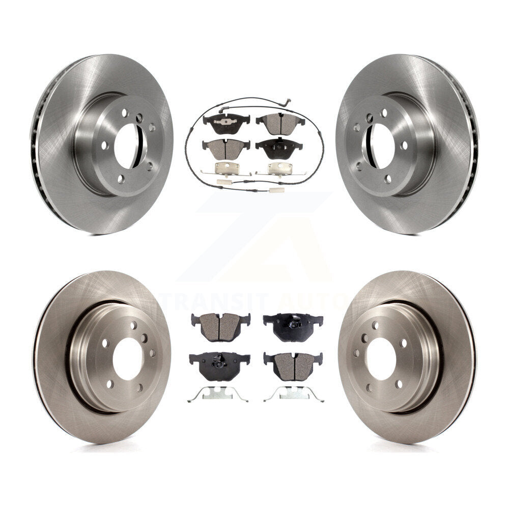 [Avant + Arrière] Kit de Disque et plaquette (semi-métallique) de frein pour BMW 530i 525i 528i K8F-101225
