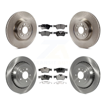 [Avant + Arrière] Kit de Disque et plaquette (semi-métallique) de frein pour Mercedes-Benz ML350 GL450 GL550 GL350 ML550 GL320 K8F-101229