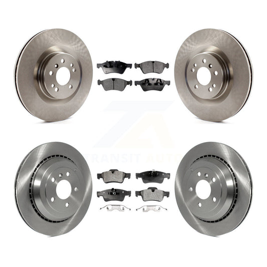[Avant + Arrière] Kit de Disque et plaquette (semi-métallique) de frein pour Mercedes-Benz ML350 GL450 GL550 GL350 ML550 GL320 K8F-101229