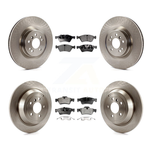 [Avant + Arrière] Kit de Disque et plaquette (semi-métallique) de frein pour 2007-2009 Mercedes-Benz ML320 avec 350mm Diameter Rotor K8F-101230