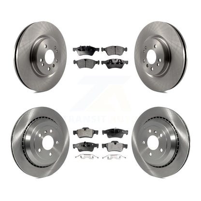 [Avant + Arrière] Kit de Disque et plaquette (semi-métallique) de frein pour Mercedes-Benz R350 ML500 R500 R320 avec Vented Rotor K8F-101231