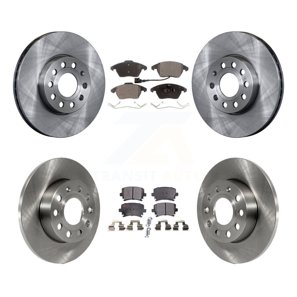 [Avant + Arrière] Kit de Disque et plaquette (semi-métallique) de frein pour 2006-2009 Volkswagen Rabbit K8F-101237