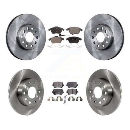 [Avant + Arrière] Kit de Disque et plaquette (semi-métallique) de frein pour 2006-2009 Volkswagen Rabbit K8F-101237