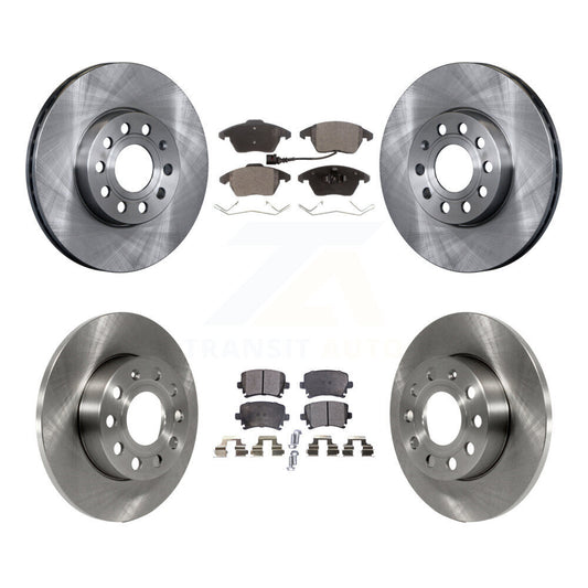 [Avant + Arrière] Kit de Disque et plaquette (semi-métallique) de frein pour 2006-2009 Volkswagen Rabbit K8F-101237