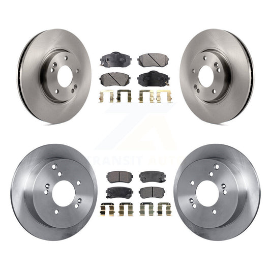 [Avant + Arrière] Kit de Disque et plaquette (semi-métallique) de frein pour Hyundai Tucson Kia Sportage K8F-101241