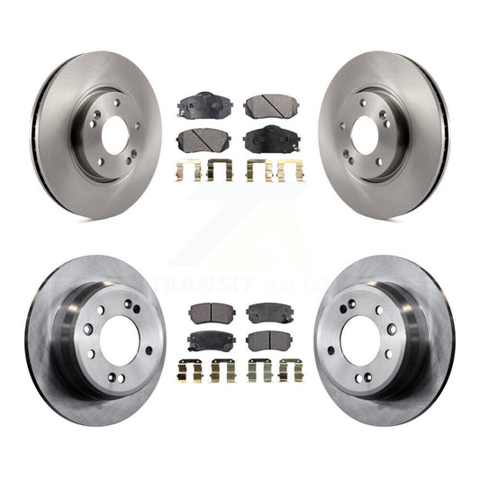 [Avant + Arrière] Kit de Disque et plaquette (semi-métallique) de frein pour Kia Sportage Hyundai Tucson K8F-101242