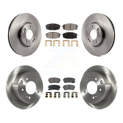 [Avant + Arrière] Kit de Disque et plaquette (semi-métallique) de frein pour Kia Forte Koup Forte5 K8F-101243