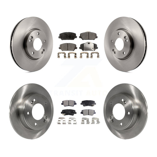 [Avant + Arrière] Kit de Disque et plaquette (semi-métallique) de frein pour Kia Forte Forte5 Koup K8F-101251