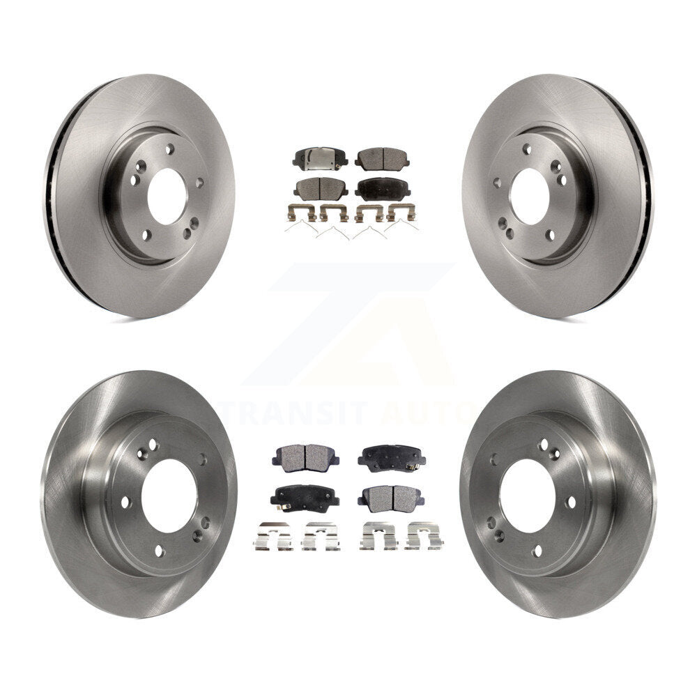 [Avant + Arrière] Kit de Disque et plaquette (semi-métallique) de frein pour Kia Forte Forte5 SX K8F-101252