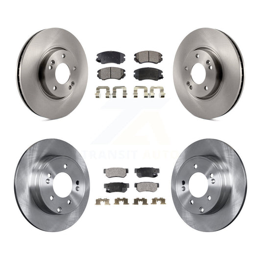 [Avant + Arrière] Kit de Disque et plaquette (semi-métallique) de frein pour Hyundai Sonata 3.3L K8F-101255