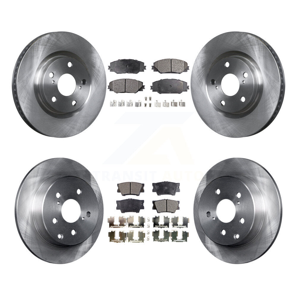 [Avant + Arrière] Kit de Disque et plaquette (semi-métallique) de frein pour Toyota RAV4 K8F-101261