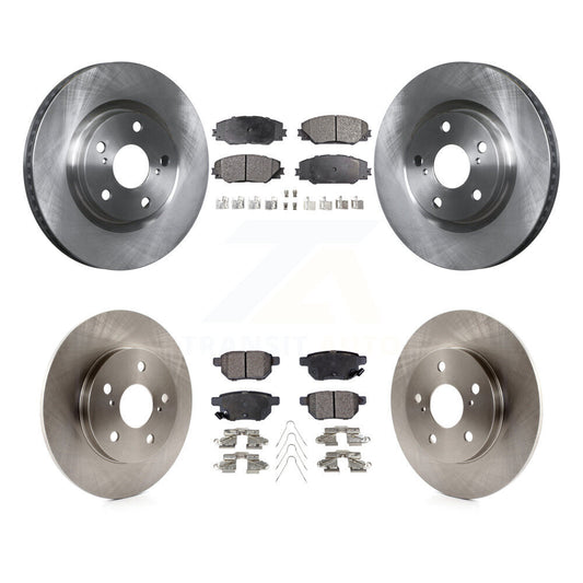 [Avant + Arrière] Kit de Disque et plaquette (semi-métallique) de frein pour Toyota Matrix Pontiac Vibe Corolla iM Scion K8F-101263