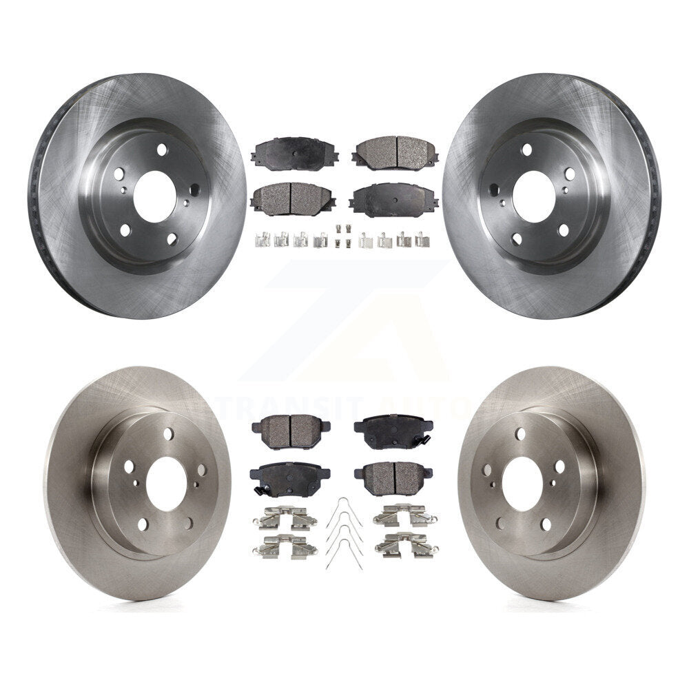 [Avant + Arrière] Kit de Disque et plaquette (semi-métallique) de frein pour 2011-2016 Scion tC K8F-101264