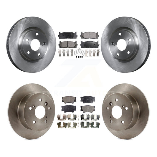 [Avant + Arrière] Kit de Disque et plaquette (semi-métallique) de frein pour Toyota Camry Lexus ES350 Avalon K8F-101265