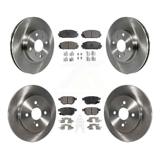 [Avant + Arrière] Kit de Disque et plaquette (semi-métallique) de frein pour 2012-2013 Toyota Yaris L LE K8F-101267