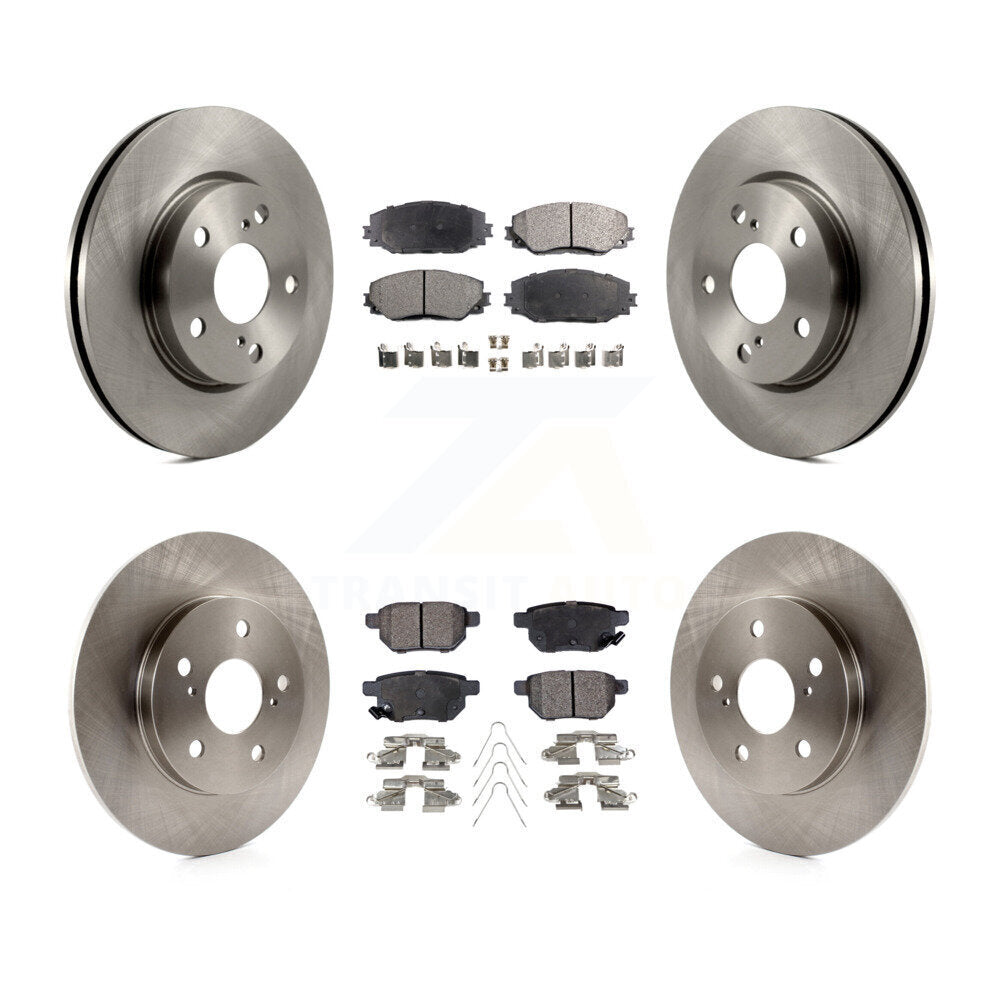 [Avant + Arrière] Kit de Disque et plaquette (semi-métallique) de frein pour 2008-2015 Scion xB K8F-101269