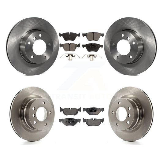 [Avant + Arrière] Kit de Disque et plaquette (semi-métallique) de frein pour 2008-2013 BMW 128i K8F-101273