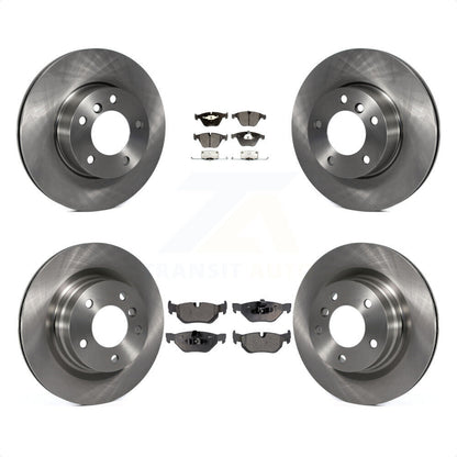 [Avant + Arrière] Kit de Disque et plaquette (semi-métallique) de frein pour 2007 BMW 323i avec 312mm Diameter Rotor K8F-101275 par Transit Auto