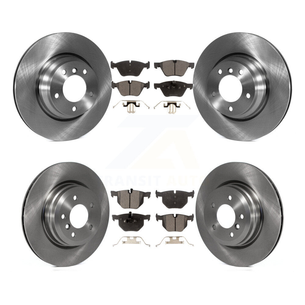 [Avant + Arrière] Kit de Disque et plaquette (semi-métallique) de frein pour 2006 BMW 330i 330xi K8F-101276