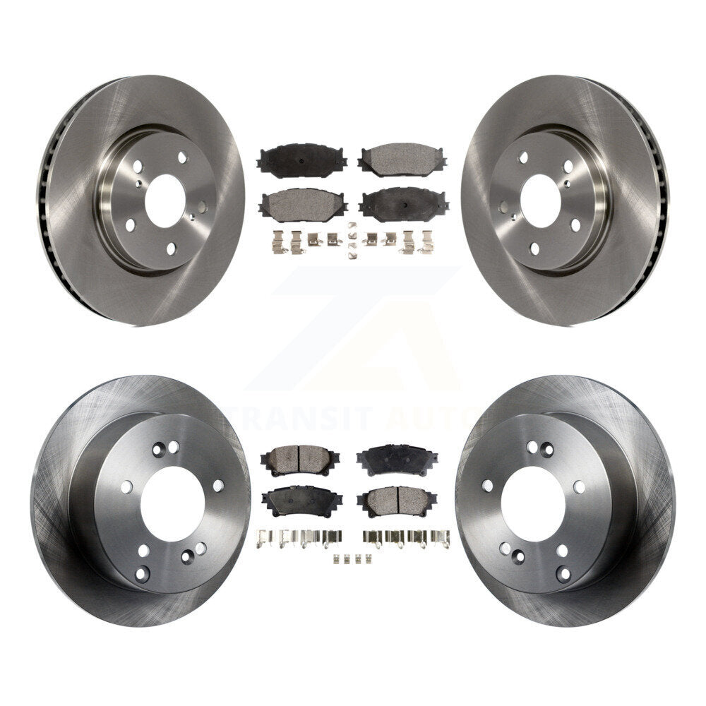[Avant + Arrière] Kit de Disque et plaquette (semi-métallique) de frein pour 2014-2015 Lexus IS250 Base avec RWD avec F Sport Package K8F-101278