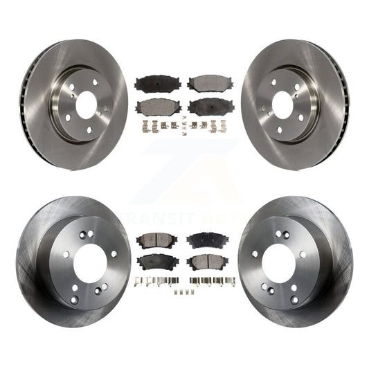 [Avant + Arrière] Kit de Disque et plaquette (semi-métallique) de frein pour 2014-2015 Lexus IS250 Base avec RWD avec F Sport Package K8F-101278