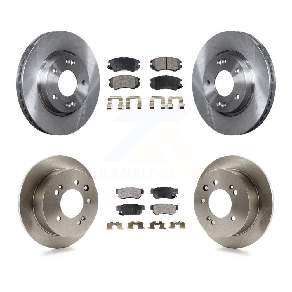 [Avant + Arrière] Kit de Disque et plaquette (semi-métallique) de frein pour Hyundai Elantra K8F-101280