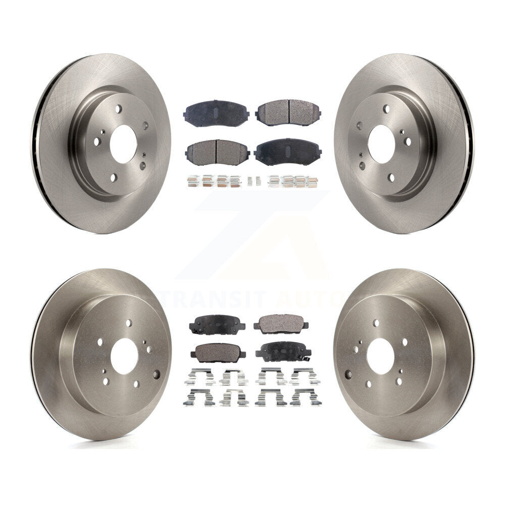 [Avant + Arrière] Kit de Disque et plaquette (semi-métallique) de frein pour 2009-2013 Suzuki Grand Vitara K8F-101281