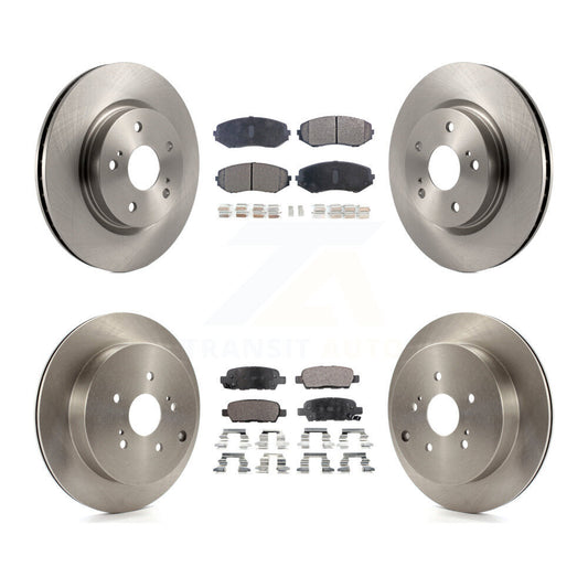 [Avant + Arrière] Kit de Disque et plaquette (semi-métallique) de frein pour 2009-2013 Suzuki Grand Vitara K8F-101281