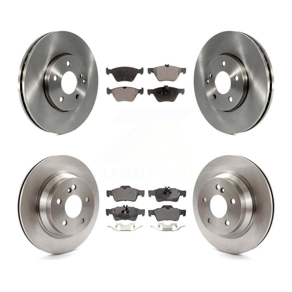 [Avant + Arrière] Kit de Disque et plaquette (semi-métallique) de frein pour Mercedes-Benz E350 E320 AWD K8F-101283