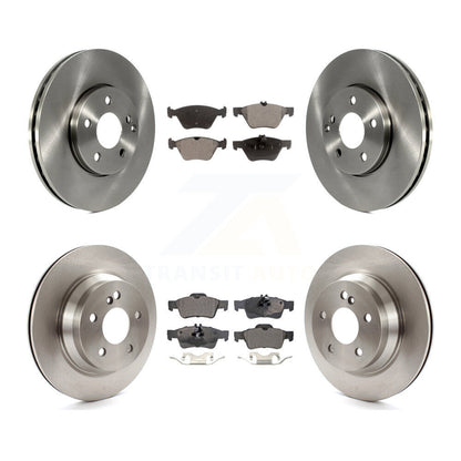 [Avant + Arrière] Kit de Disque et plaquette (semi-métallique) de frein pour Mercedes-Benz E350 E320 AWD K8F-101283