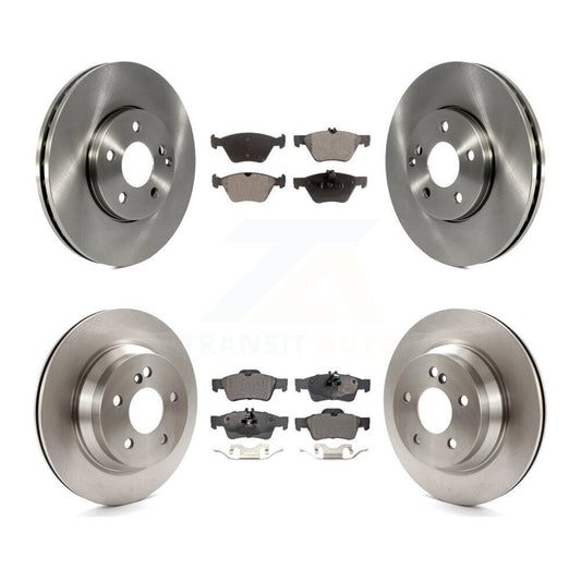 [Avant + Arrière] Kit de Disque et plaquette (semi-métallique) de frein pour Mercedes-Benz E350 E320 AWD K8F-101283