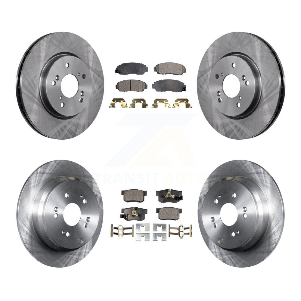 [Avant + Arrière] Kit de Disque et plaquette (semi-métallique) de frein pour Honda CR-V Acura RDX K8F-101284