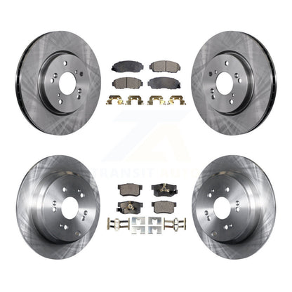 [Avant + Arrière] Kit de Disque et plaquette (semi-métallique) de frein pour Honda CR-V Acura RDX K8F-101284
